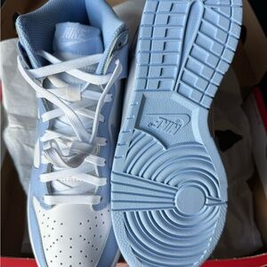 Nike Air Force 1 Low Blue and White Sneakers